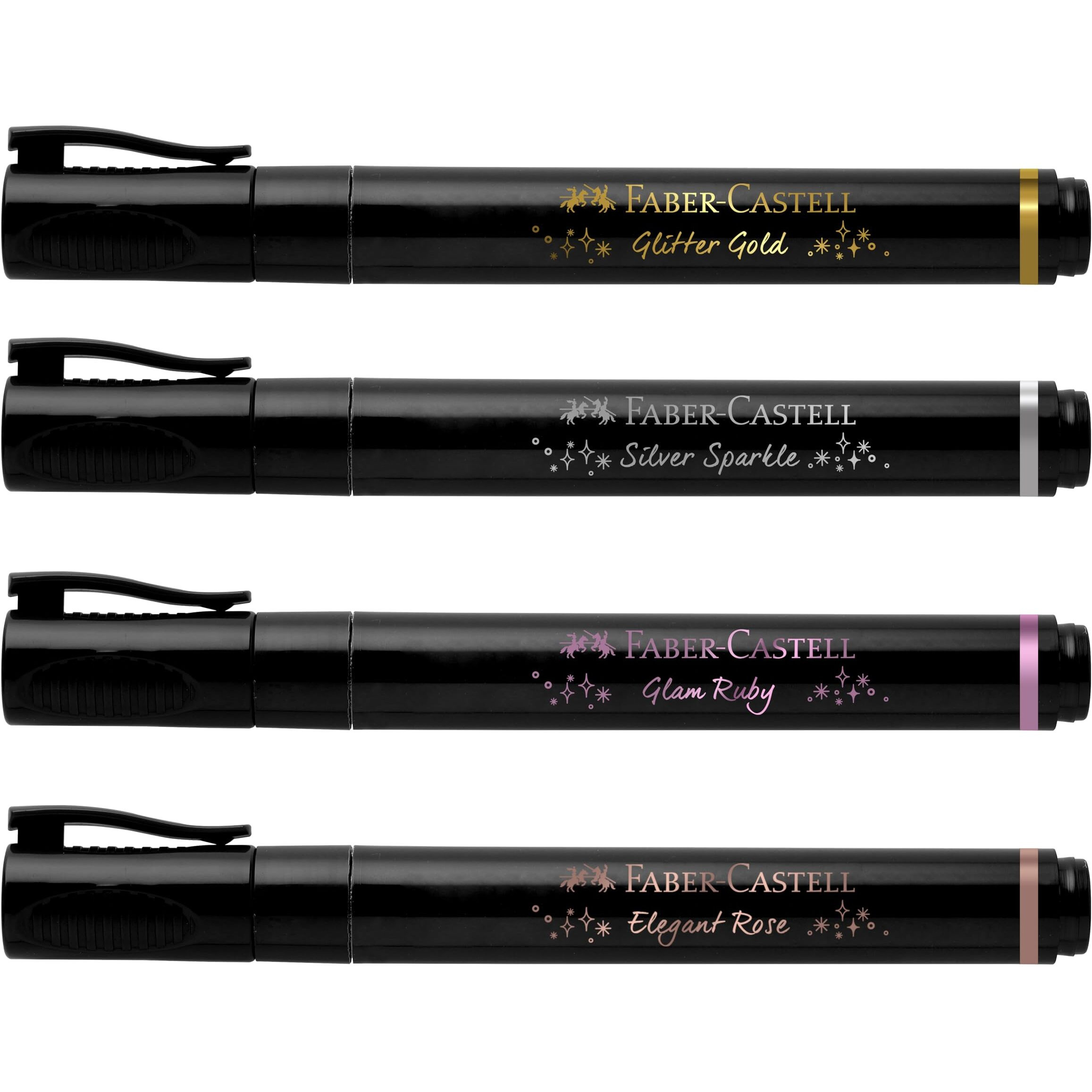 Faber-Castell Creative Studio Glitter Marker Set Of 4