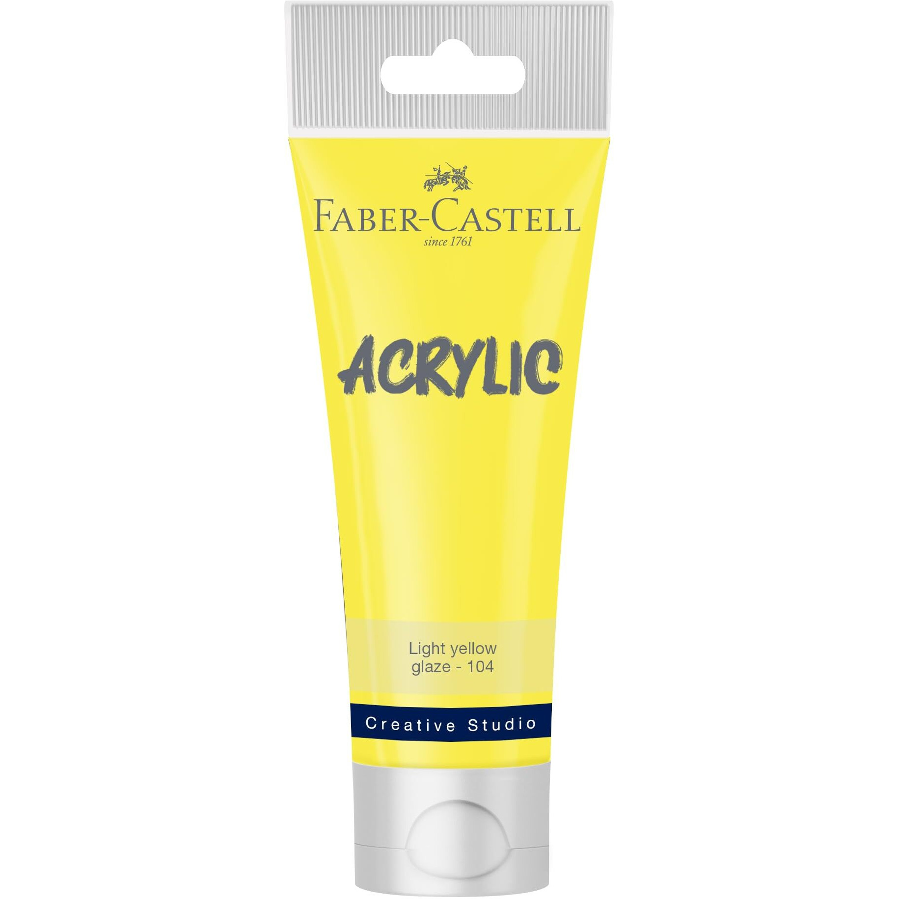 Faber-Castell Creative Studio Acrylic Tube120Ml-Light Yellow Glaze 104