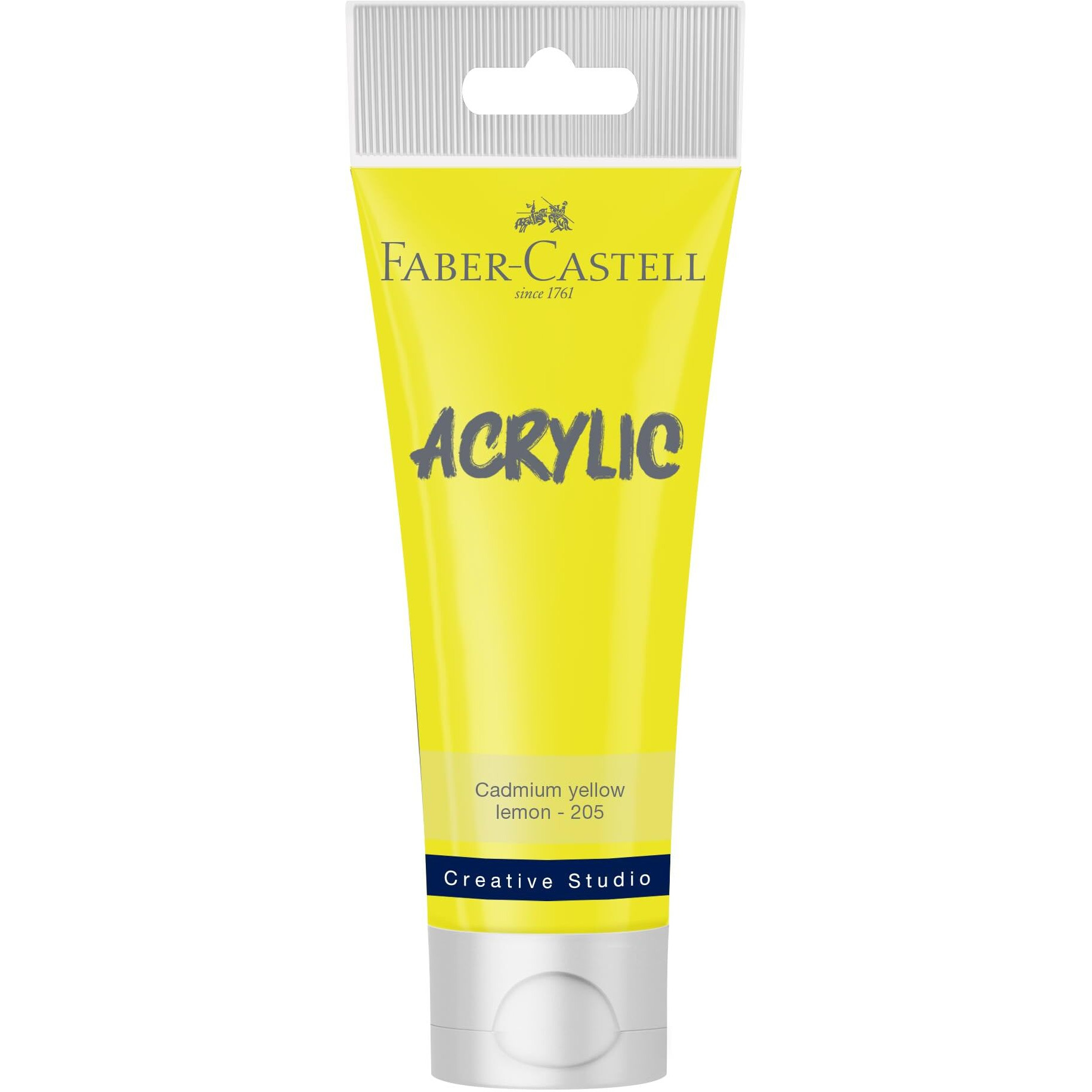 Faber-Castell Creative Studio Acrylic Tube120Ml-Cadmium Yellow Lemon 205
