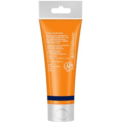 Faber-Castell Creative Studio Acrylic Tube120Ml-Dark Chrome Yellow 109