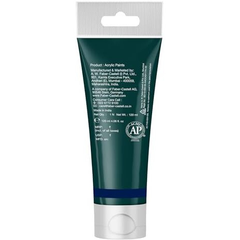 Faber-Castell Creative Studio Acrylic Tube120Ml-Deep Cobalt Green 158
