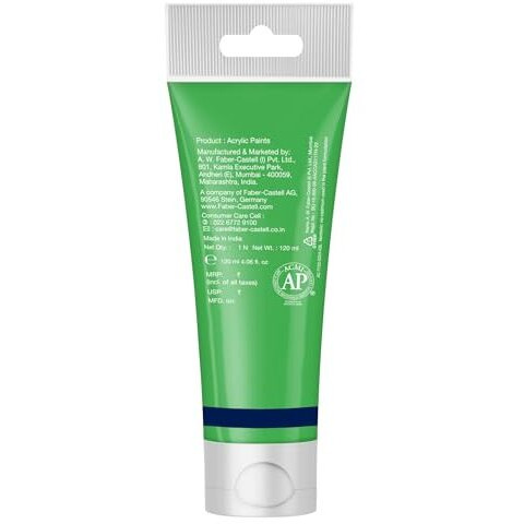 Faber-Castell Creative Studio Acrylic Tube120Ml-Light Phthalo Green 162
