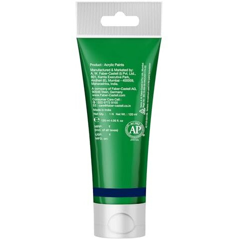 Faber-Castell Creative Studio Acrylic Tube120Ml-Emerald Green 163