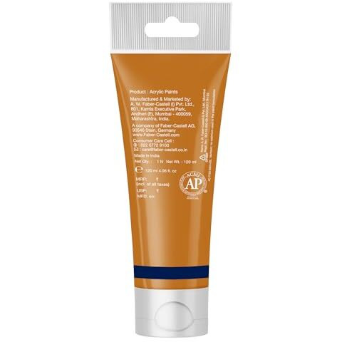 Faber-Castell Creative Studio Acrylic Tube120Ml-Yellow Ochre 183