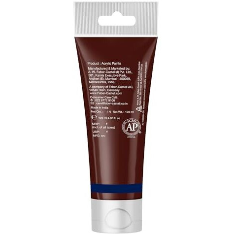 Faber-Castell Creative Studio Acrylic Tube120Ml-Burnt Ochre 187