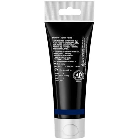 Faber-Castell Creative Studio Acrylic Tube120Ml-Black 199