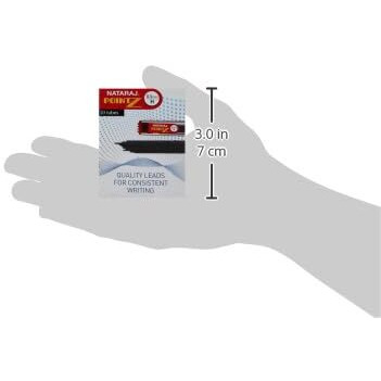 Nataraj Lead Pointz 0.5Mm H Refill For Mechanical Pencils, Smooth Dark Lead, Break Resistant, Perfect For The Classroom, Comfortable Grip For Writing, Everyday Writing Activities (Pack Of 10)