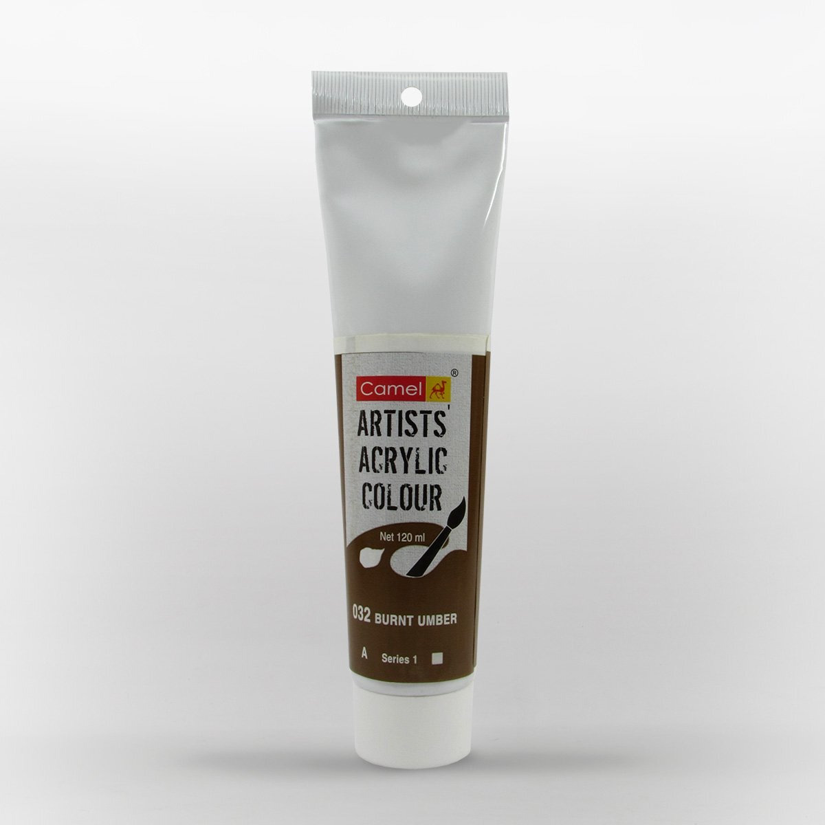 Camlin Kokuyo Artist Acrylic Colour Tubes 120Ml Burnt Umber 032