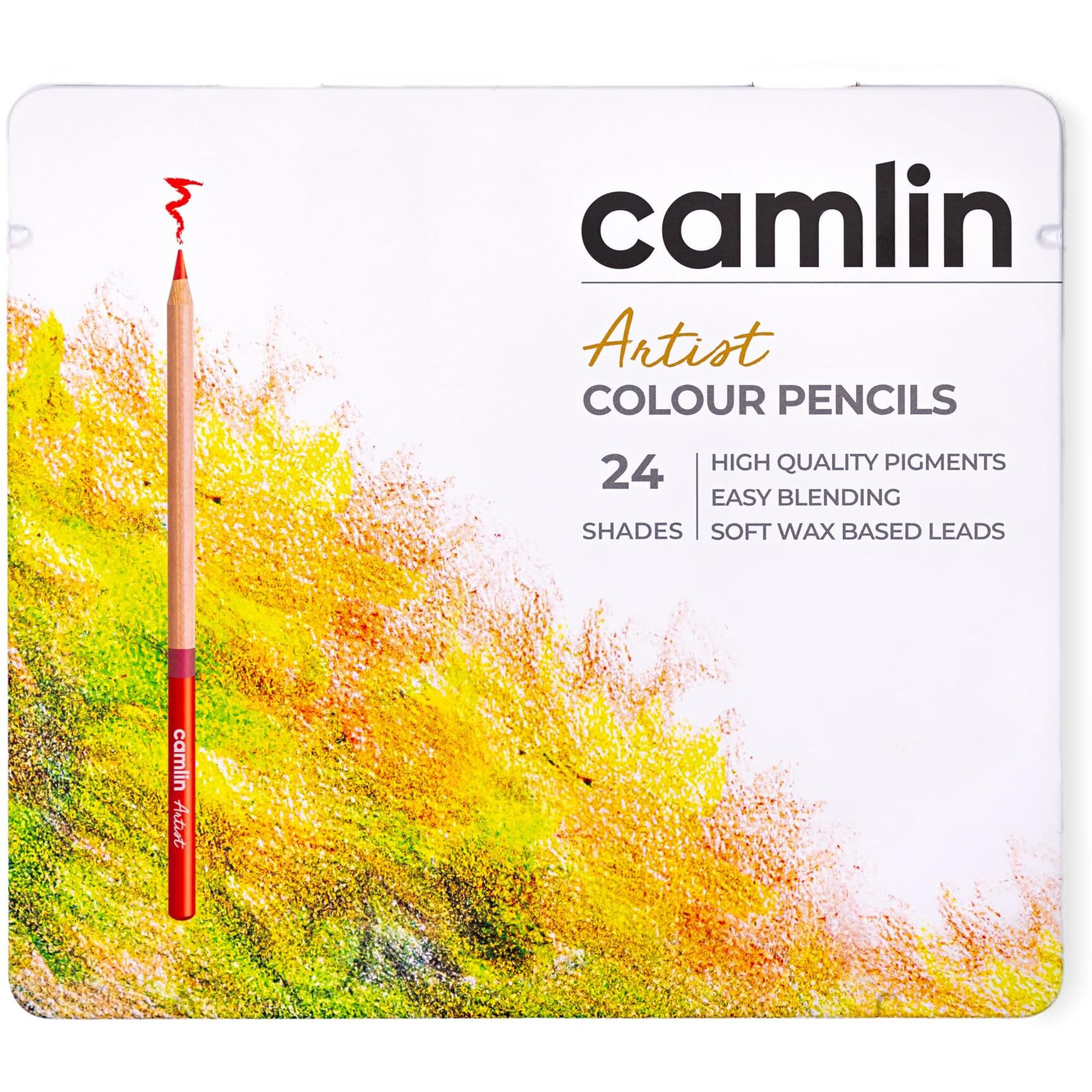Camlin Artist Colour Pencils - 24 Shades, Multicolor