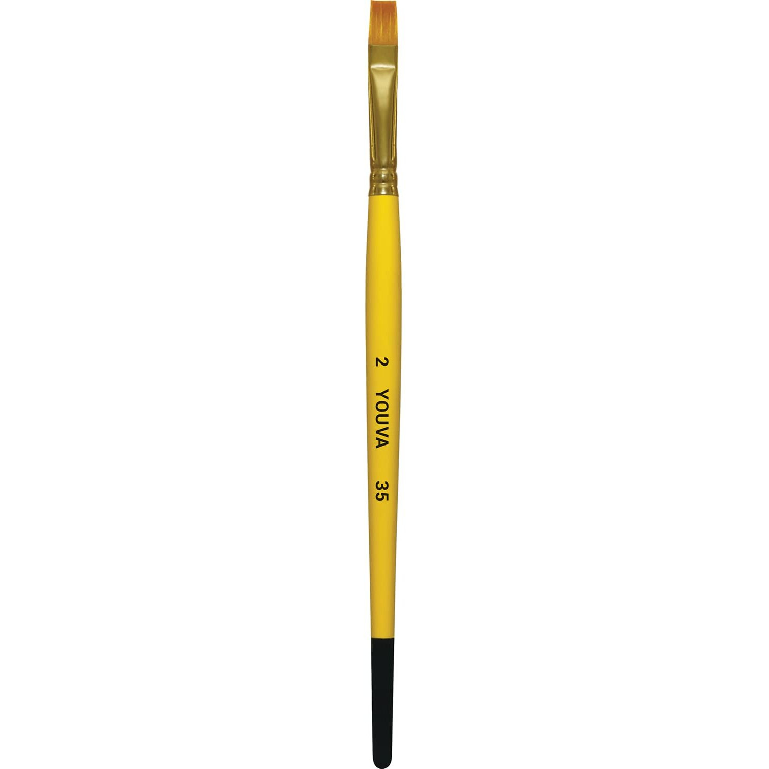 Navneet Youva Brush Synthetic Flat 2 (Pack Of 10) Set Of 10