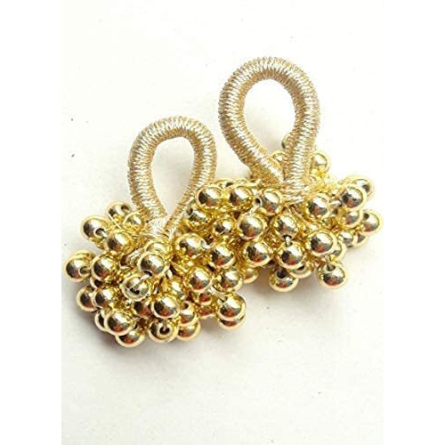 Paushak Boutique Golden Beads Latkan (2 Set Golden 4 Piece)