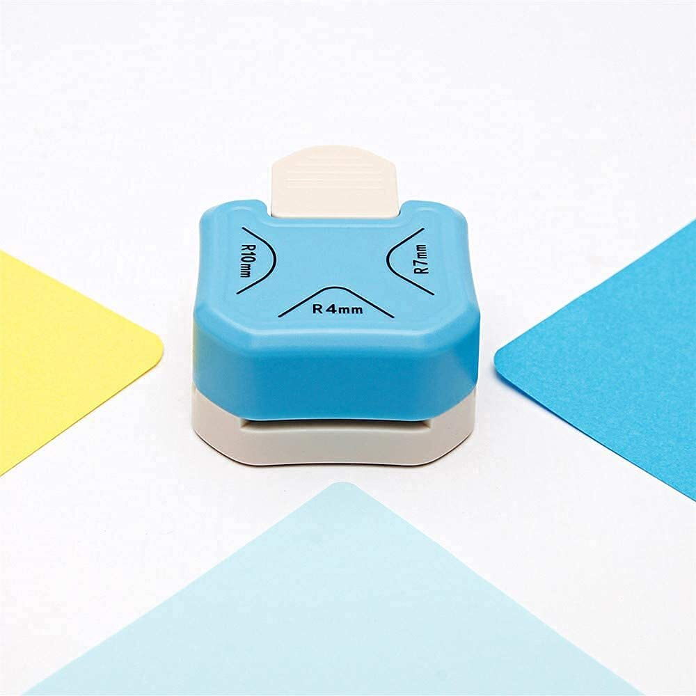 Schubert 3 In 1 Corner Cutter Punch Size R4Mm, R7Mm And R10Mm Rounder For Paper Craft And Photo Cutter Scrap-Booking Angle Eater