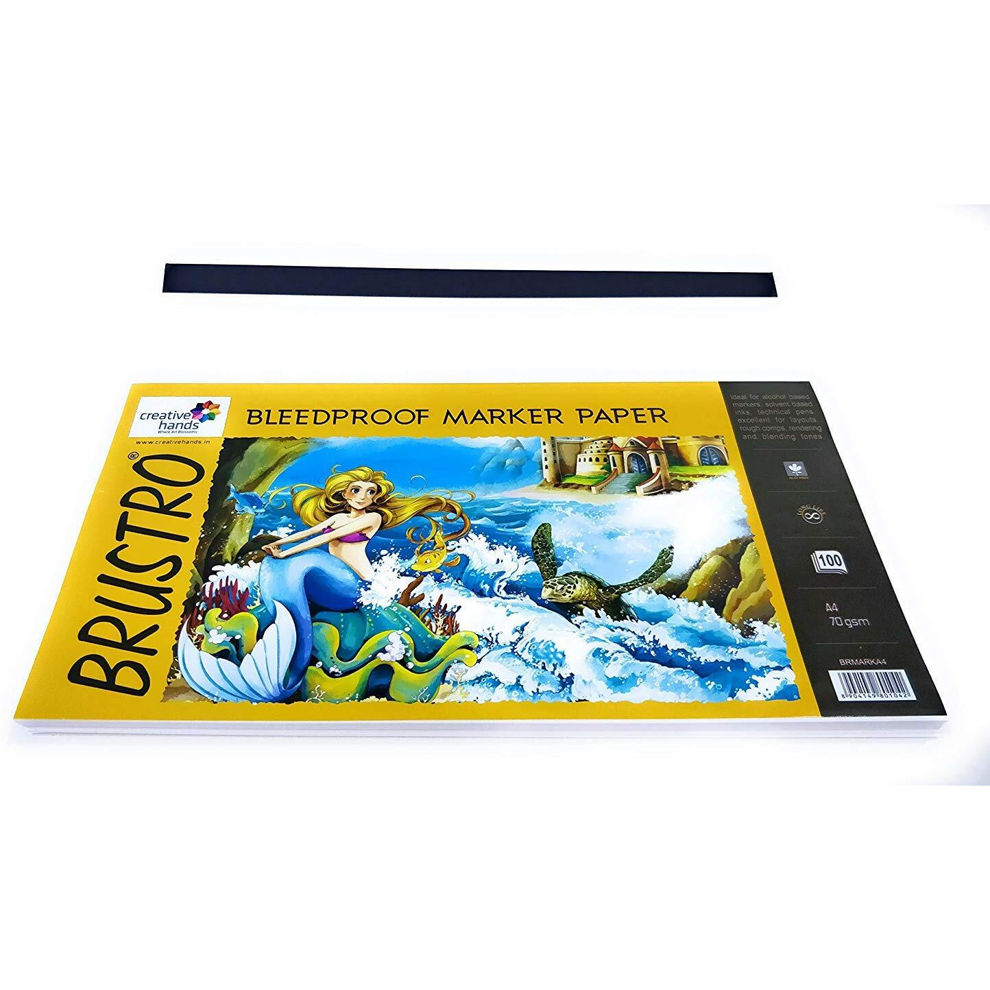 Brustro Bleedproof Marker Papers 70 Gsm A4 Pack Of 100 Sheets