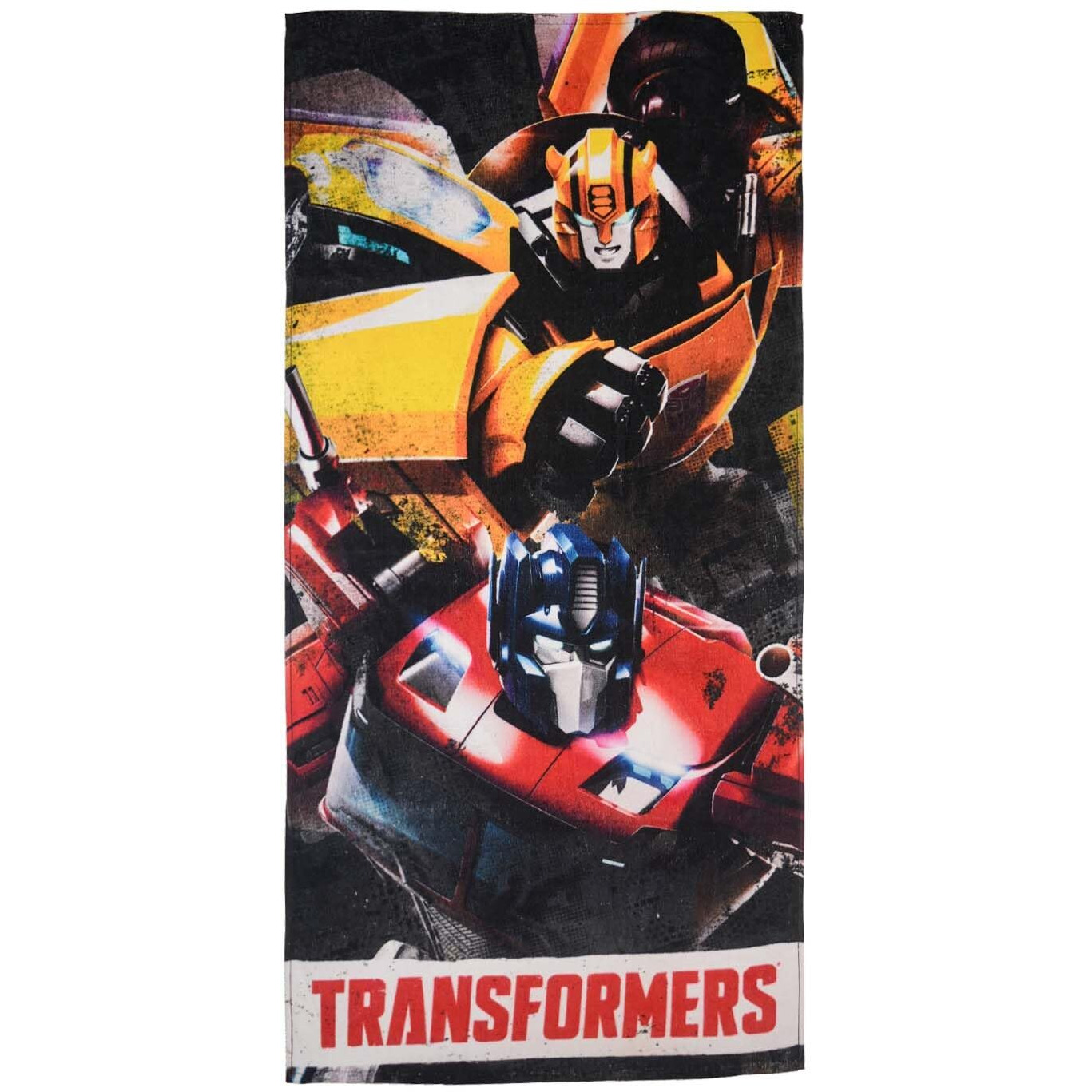 Transformer Character Printed Kids Cotton Bath Towel, Attractive And Fun Beach Time Towel