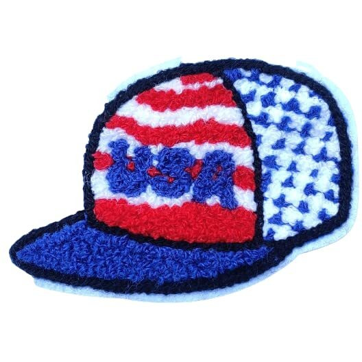 Paushak Boutique Towel Embroidery Cap Stiching Patches (1 Pieces)