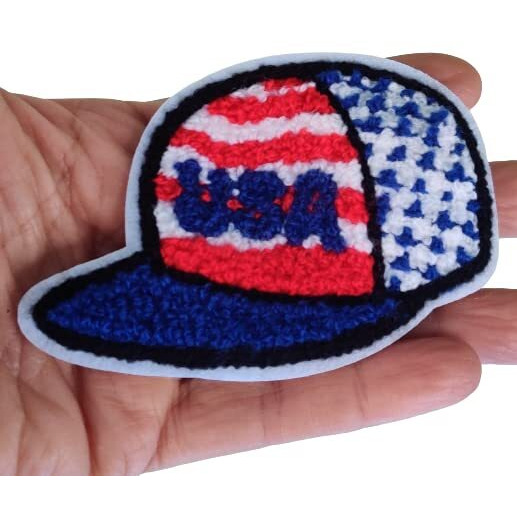 Paushak Boutique Towel Embroidery Cap Stiching Patches (1 Pieces)