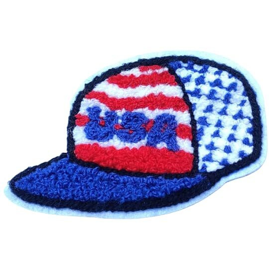 Paushak Boutique Towel Embroidery Cap Stiching Patches (1 Pieces)