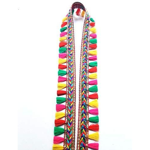 Paushak Boutique Multicolour Tussle Lace (18 Metre)
