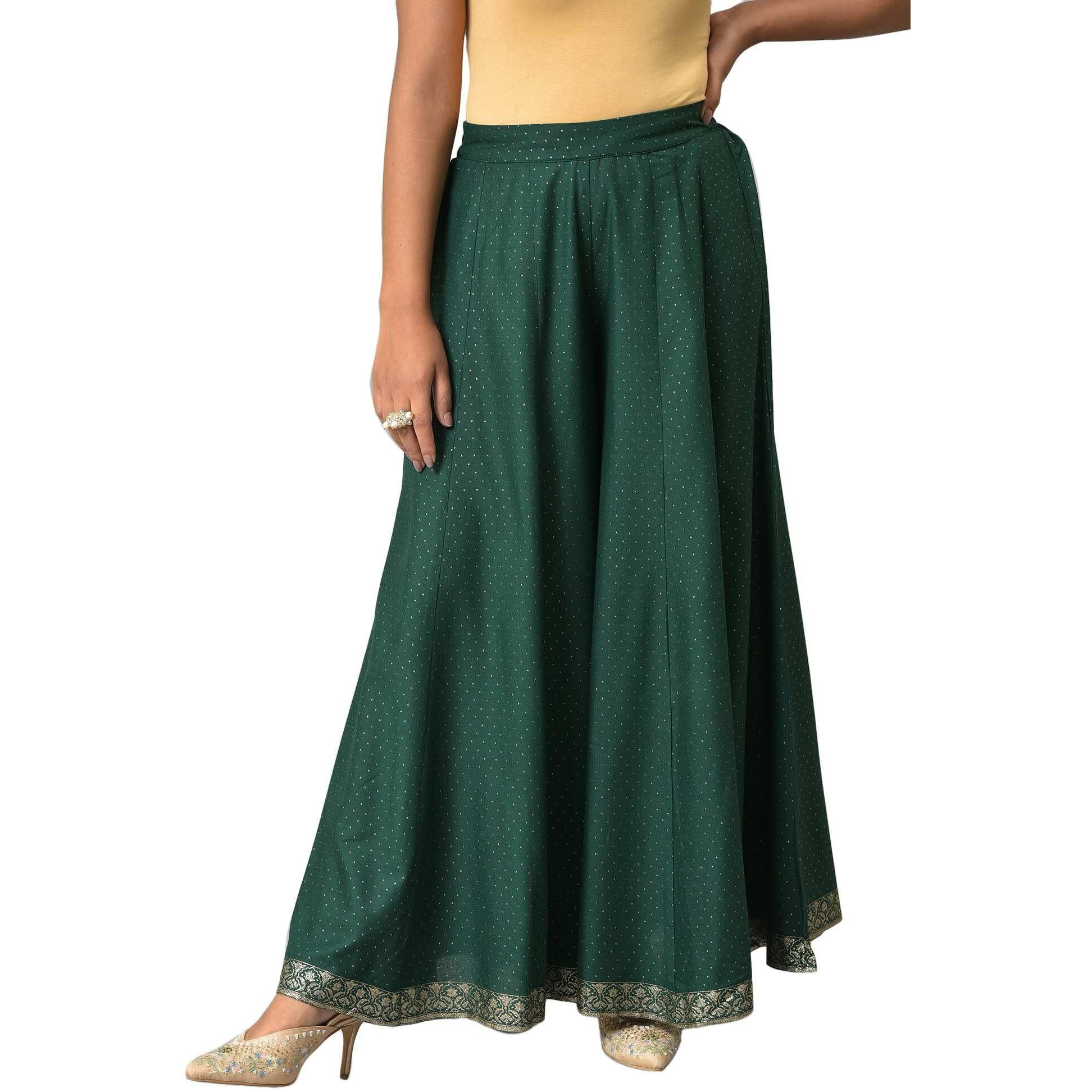 W Strechable Divided Skirts For Women | Culottes For Women | W For Woman