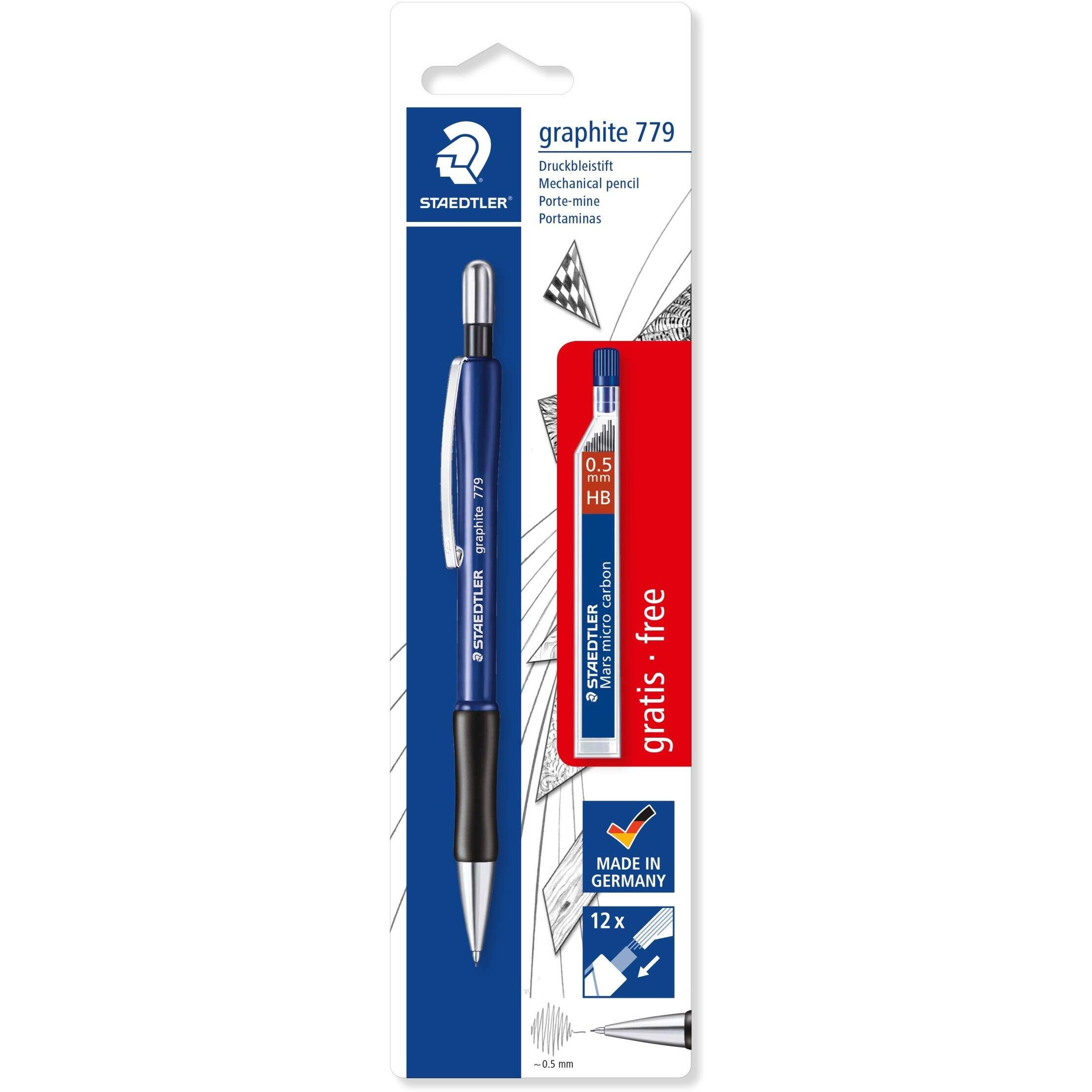 Staedtler Graphite 779, 0.5Mm Mechanical Pencil With 1 Pack Of Lead