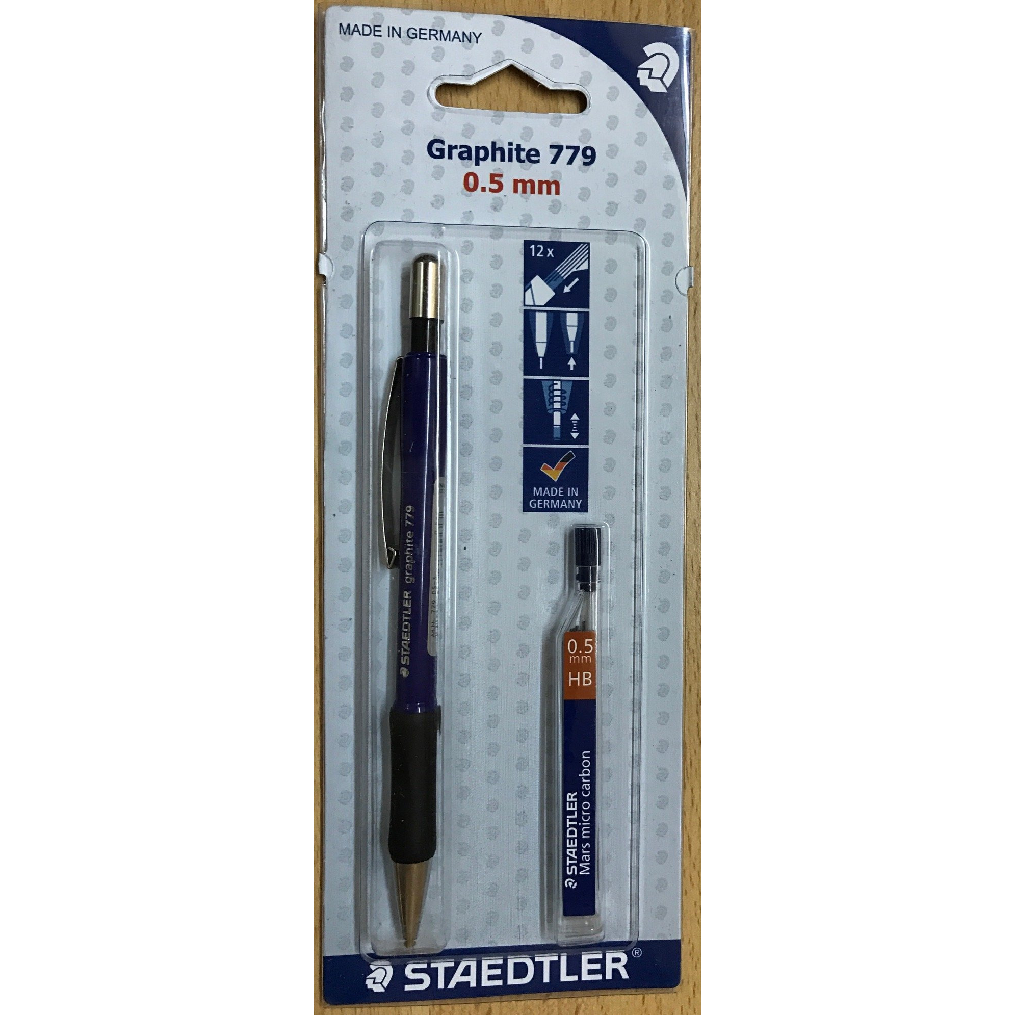 Staedtler Graphite 779, 0.5Mm Mechanical Pencil With 1 Pack Of Lead