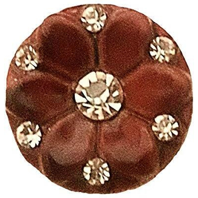 Paushak Boutique Chocolatey Button For Indian Dresses For Kurties,Gowns And Party Wears Dresses (Set Of 3)
