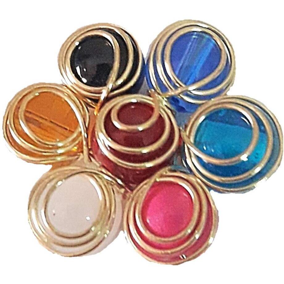 Paushak Boutique Beautiful Multicolour Ball String Style Buttons (Piece Of 5)