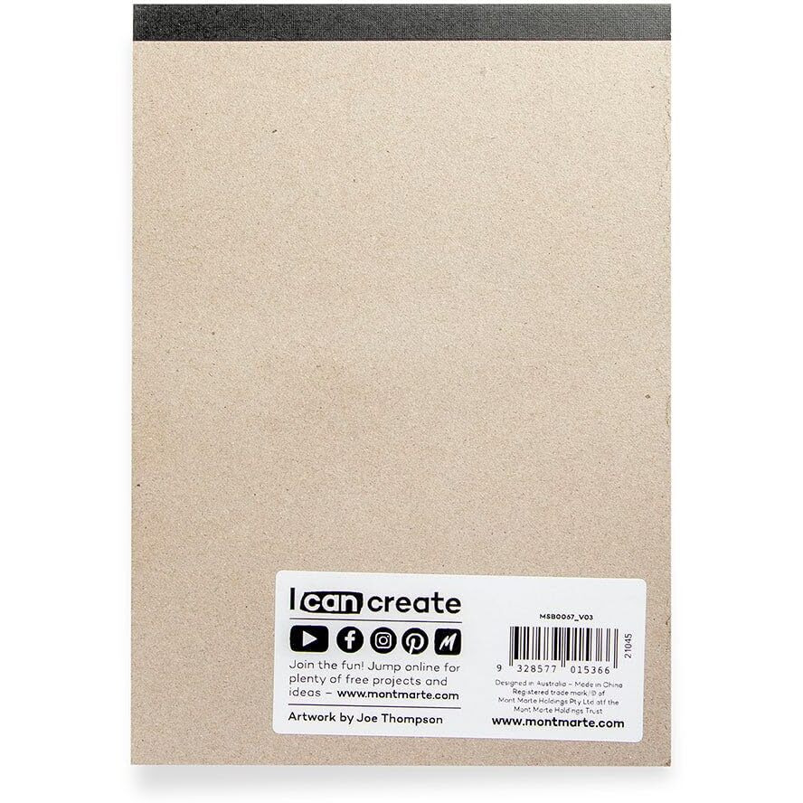 Mont Marte Watercolour Pad German Paper A5 300Gsm 12 Sheet
