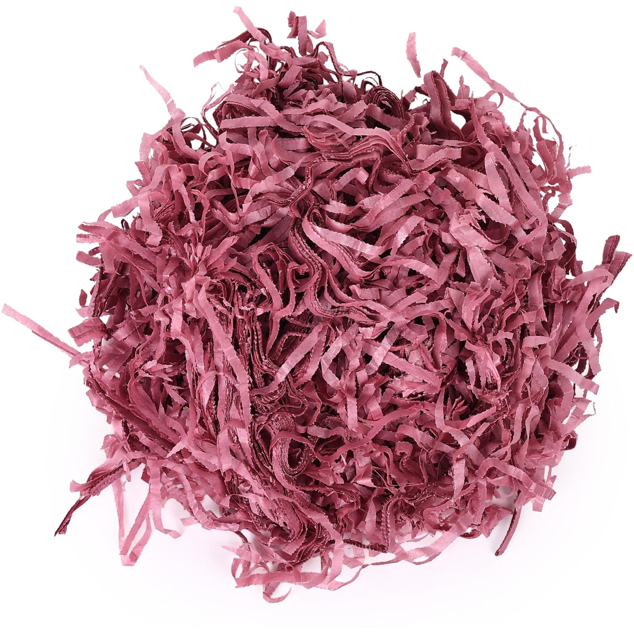 Kidsy Winsy Shredded Tissue Paper For Packaging (Pink, 100 Gms)| Diy Art & Craft Colour Paper Strips| Gift Packing Material For Basket & Hamper Filling, Birthday Gift Boxes| Non - Toxic