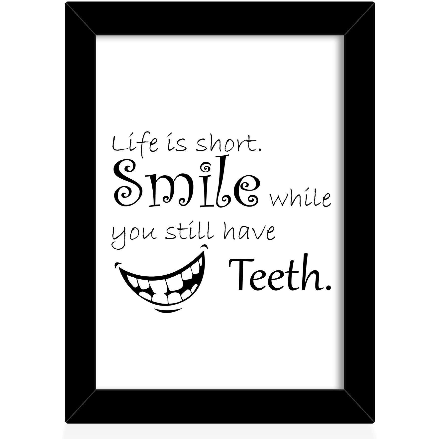 Wood Quote Printed Wall Poster (Multicolour, 25.9 X 34.5 Cm)