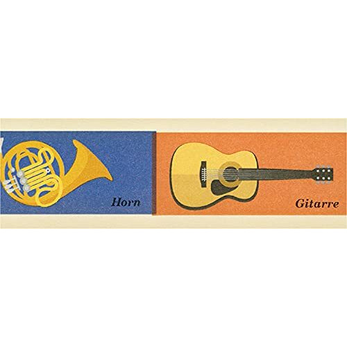 Mt Washi Masking Tape Kids Series, 15 Mm X 7 Mtrs Shade - Instrument, (Pack Of 1)