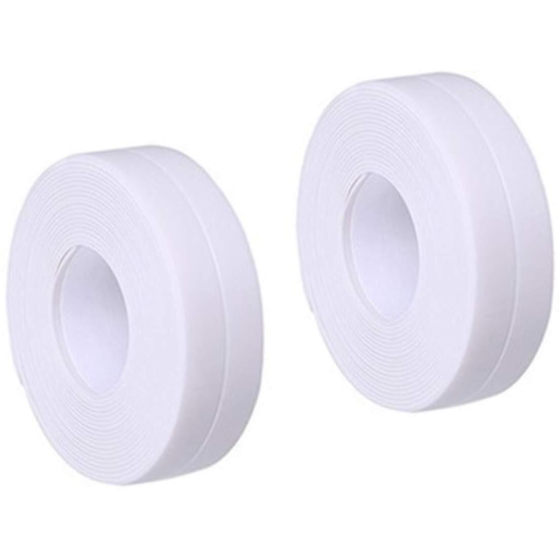 Store Onicorn Caulk Pe Flexible Self Adhesive Tape Waterproof Sealing Tape Sealant Strip For Kitchen (White), 2 Pieces