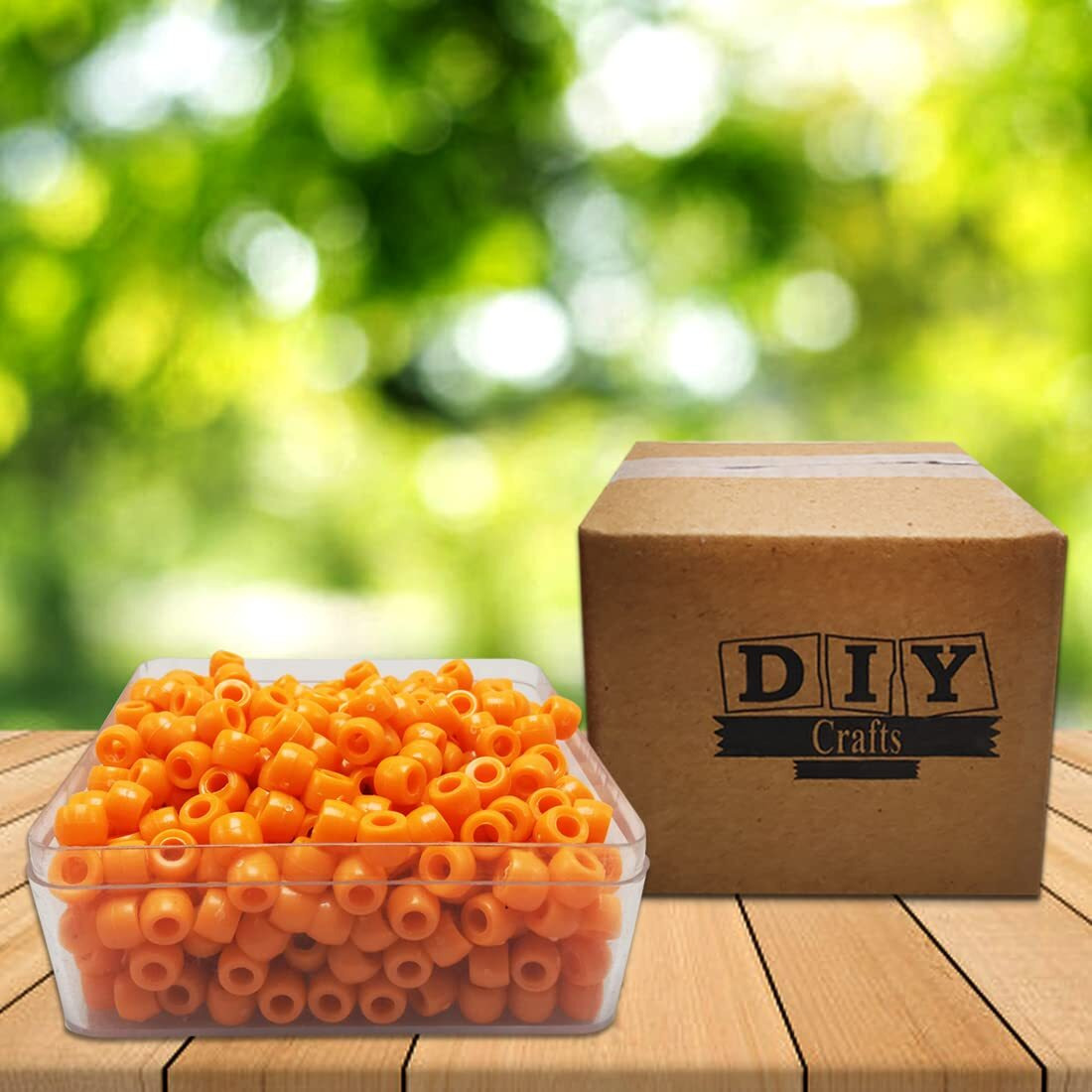 Diy Crafts 100 Grm, As Image, 8Mm X 6Mm As Image Diy Accessory Findings Jewellery Clasps Fittings Diy Jewellery Making Accessories Pumpkin Orange Color Acrylic Material Sh (100 Grm, As Image)