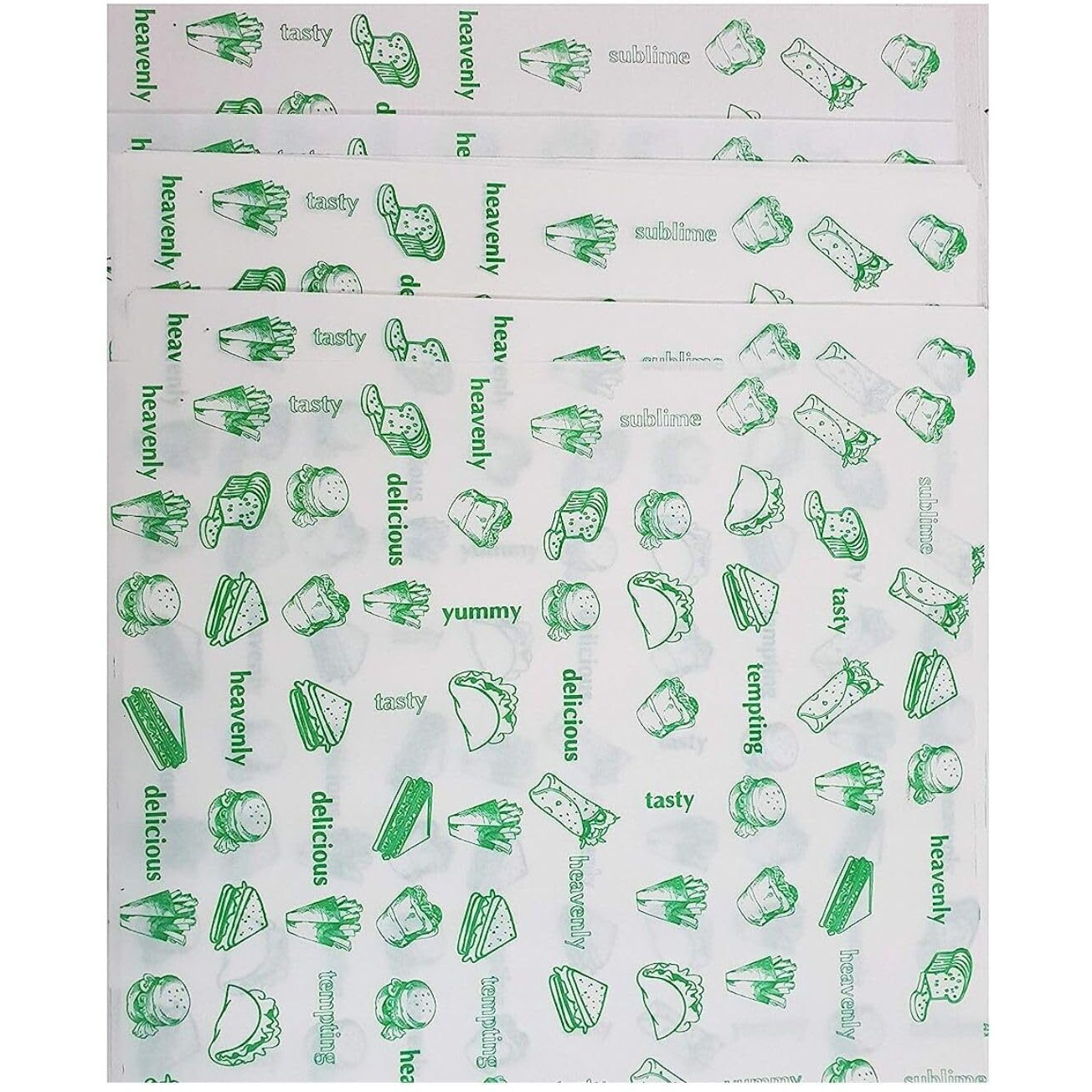 Classic Eco Friendly Bags|Food Wrapping Paper Sheets - Pack Of 100 (10X10 Inch)