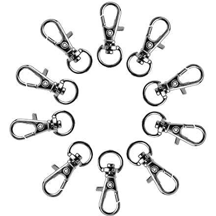 Diy Crafts 30 Pcs, Swivel Clasps, Swivel C (30 Pcs, Swivel Clasps)