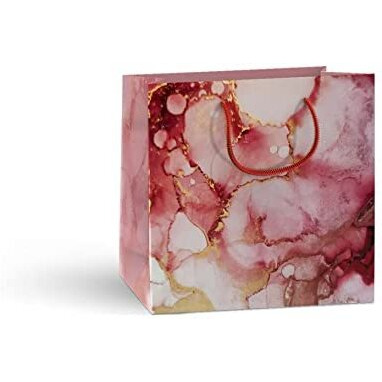 Acl Studios Splash Of Colours Gift Bags For Diwali Gifting, Birthday Gifts, Marriage Gifting, Christmas Gifts, Baby Showers & Shopping (Pack Of 10 Paper Bags)- X Small