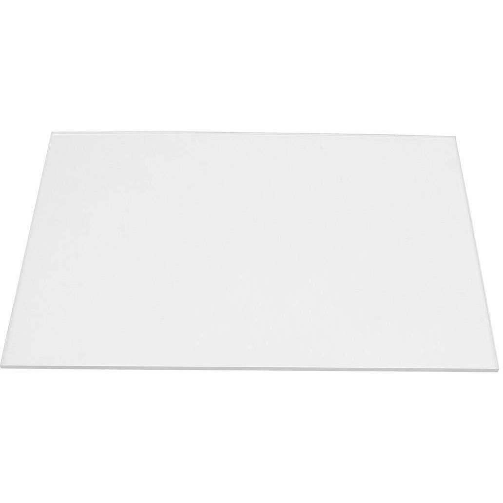 Bigimall Clear Plastic Acrylic Cut Plexiglass Sheet A4 Size 210 Mm X 297 Mm X 3 Mm High Premium Quality (Pack Of 2 Pcs)