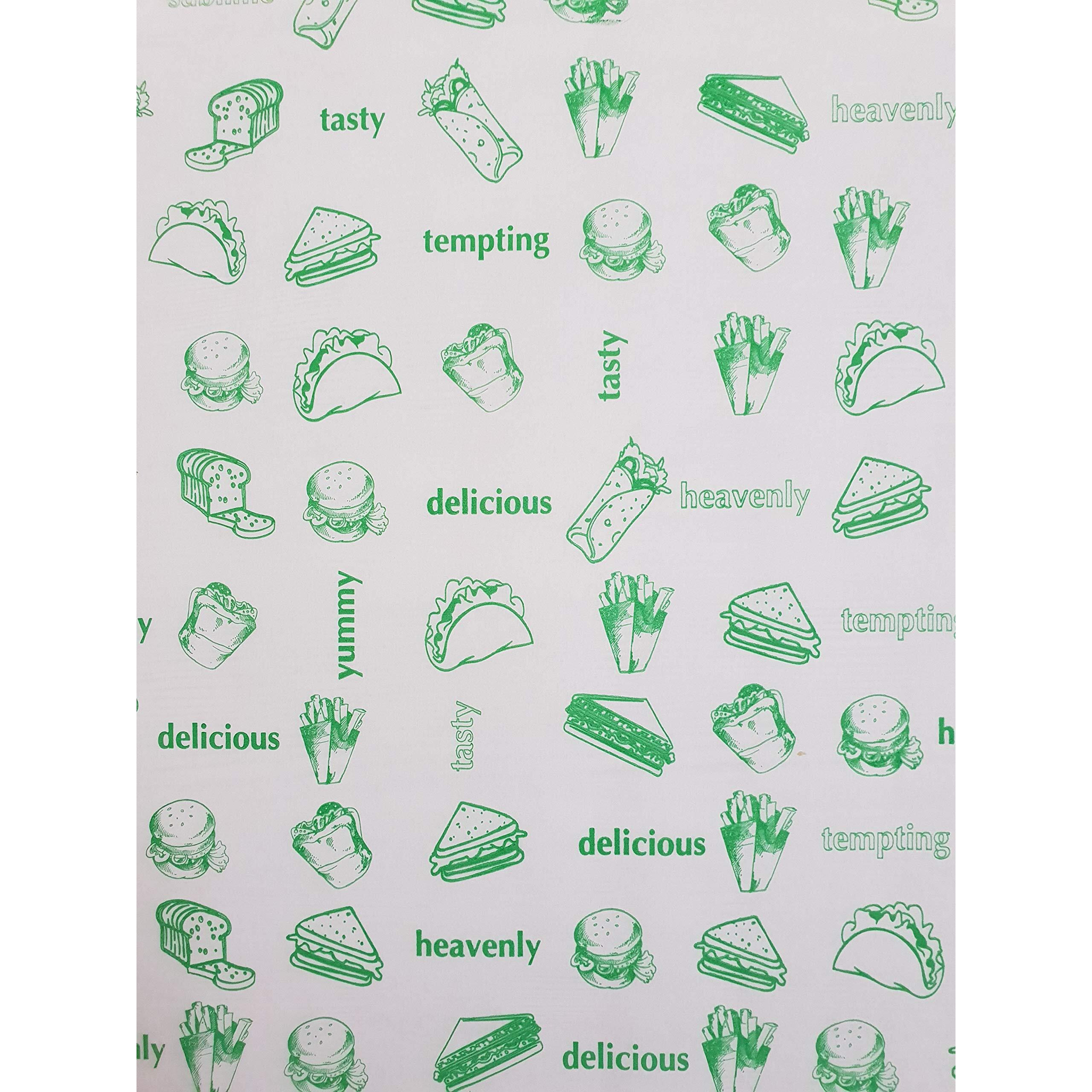Inditradition Multipurpose Food Wrapping Paper Sheets | Paper Foils, Oil Leak-Proof, 11X12 Inches (Pack Of 100 Sheets)