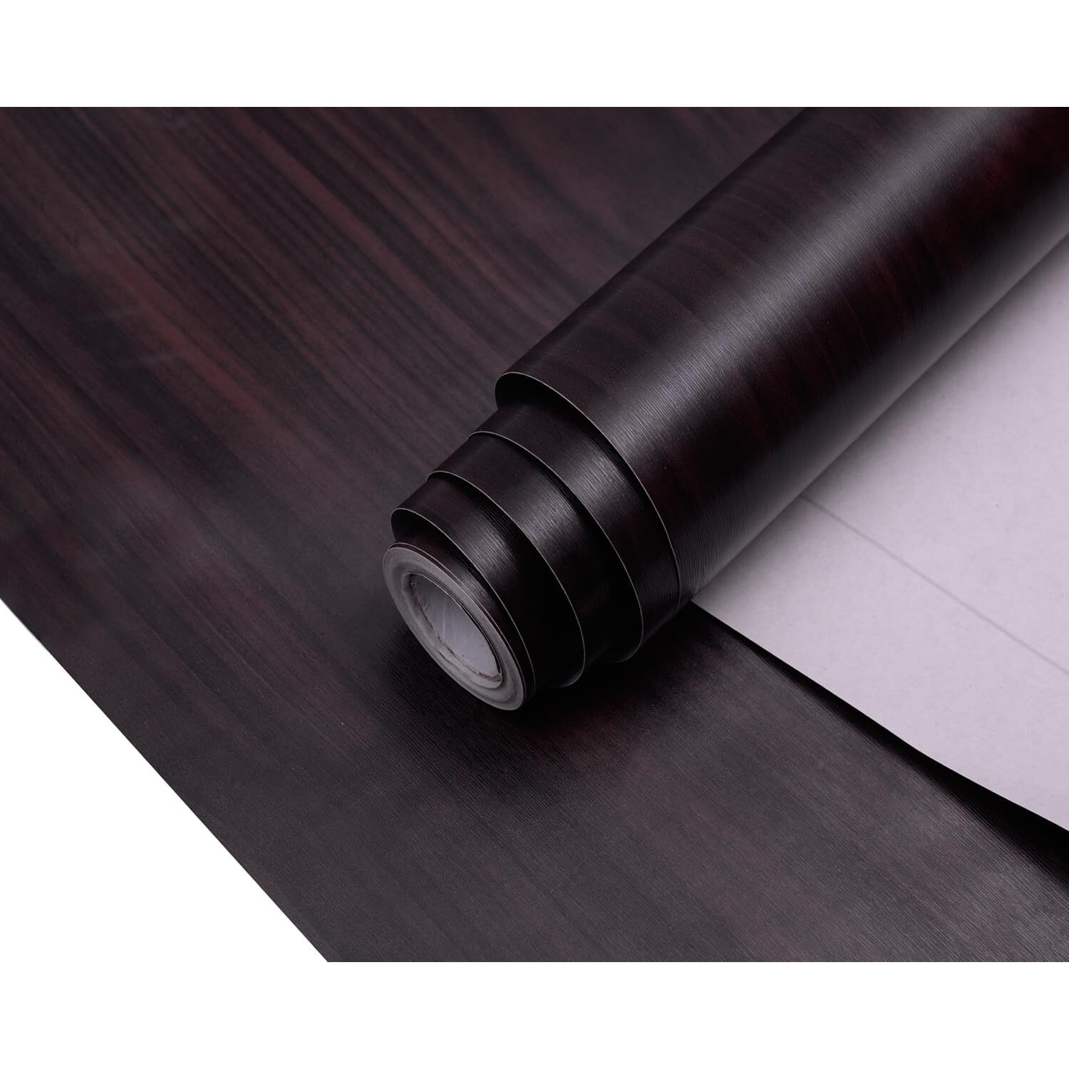 Univocean Dark Wood Furniture Wallpaper, Pvc Waterproof Wall Stickers, 330 X 45 Cm