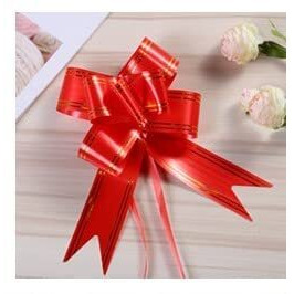 Prokart Colorful 18Mm Pull Bow Striped Ribbon String With 30Cm Long Handmade Pull Flower Ribbon For Wrapping And Decoration Gift For Wedding 30Pc (Assorted Color), Multicolor