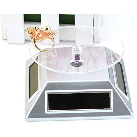 Soham Shree   Solar Powered Jewellery Ring Bracelet Watch Display Stand (No Batteries Or Charger Required)
