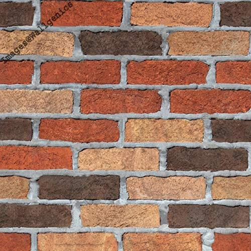 Wallgenics 3D Wall Poster, Wallpaper, Wall Sticker Self Adhesive Easily Removable Warm Textured Background Home Decor Stickers (333 X 45 Cm, Multicolour)