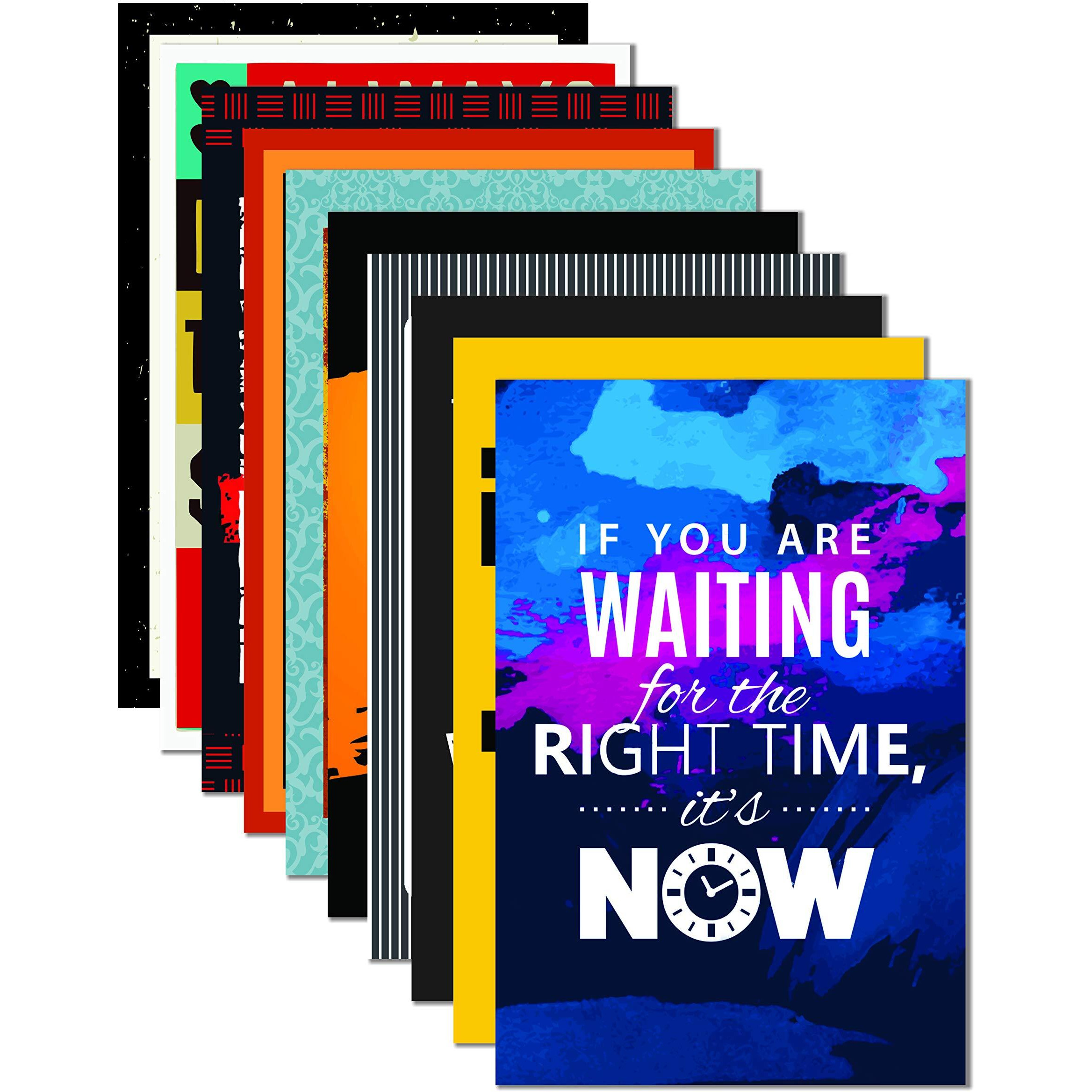 Printelligent Paper Quote Printed Posters, Multicolour, Large (G)