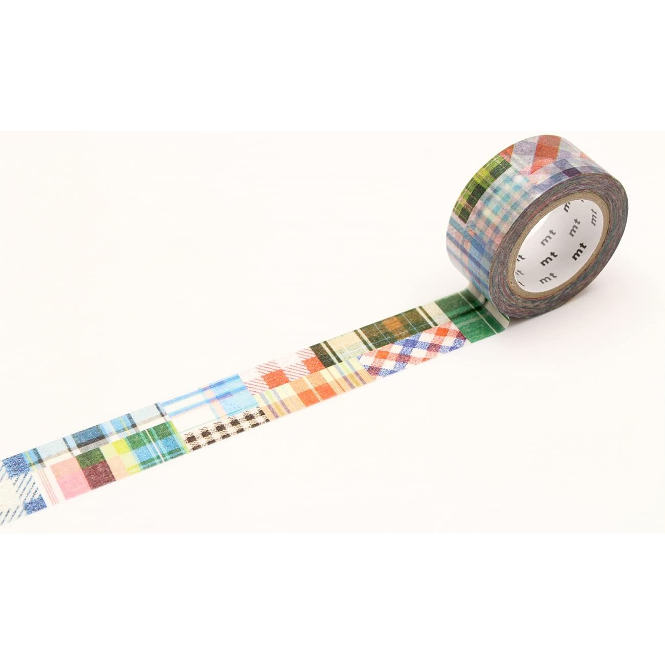 Mt Washi Masking Tape Ex Series, 20 Mm X 10 Mtrs Shade - Patchwork, (Pack Of 1)