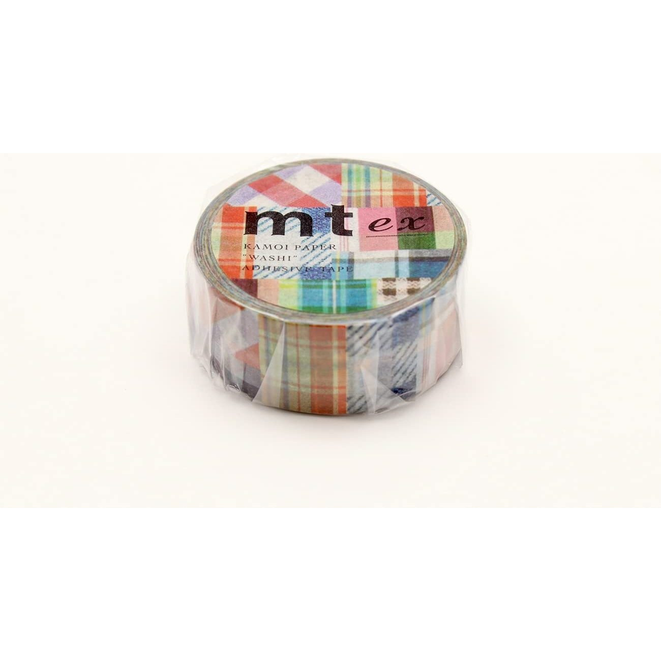 Mt Washi Masking Tape Ex Series, 20 Mm X 10 Mtrs Shade - Patchwork, (Pack Of 1)