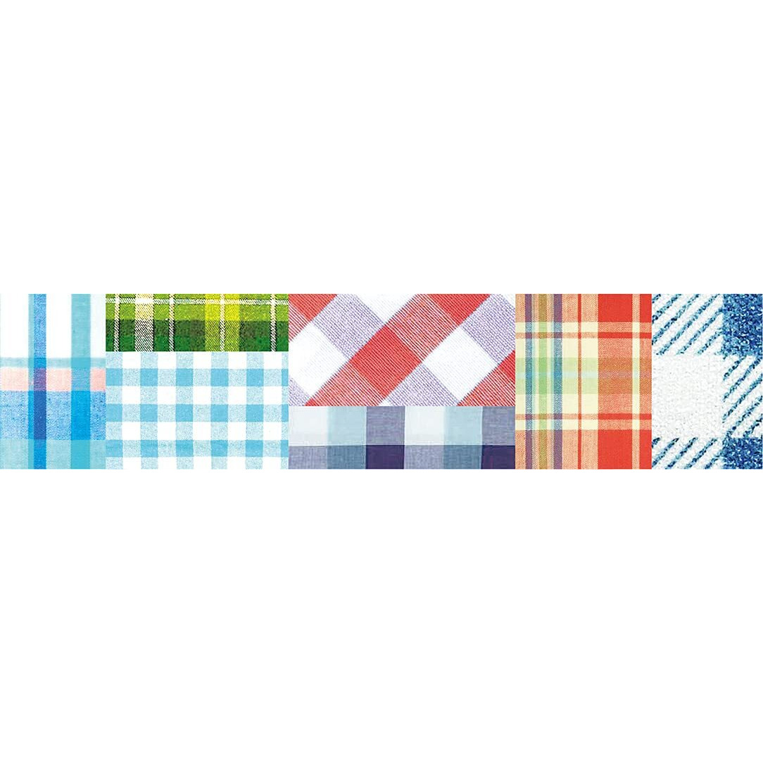 Mt Washi Masking Tape Ex Series, 20 Mm X 10 Mtrs Shade - Patchwork, (Pack Of 1)