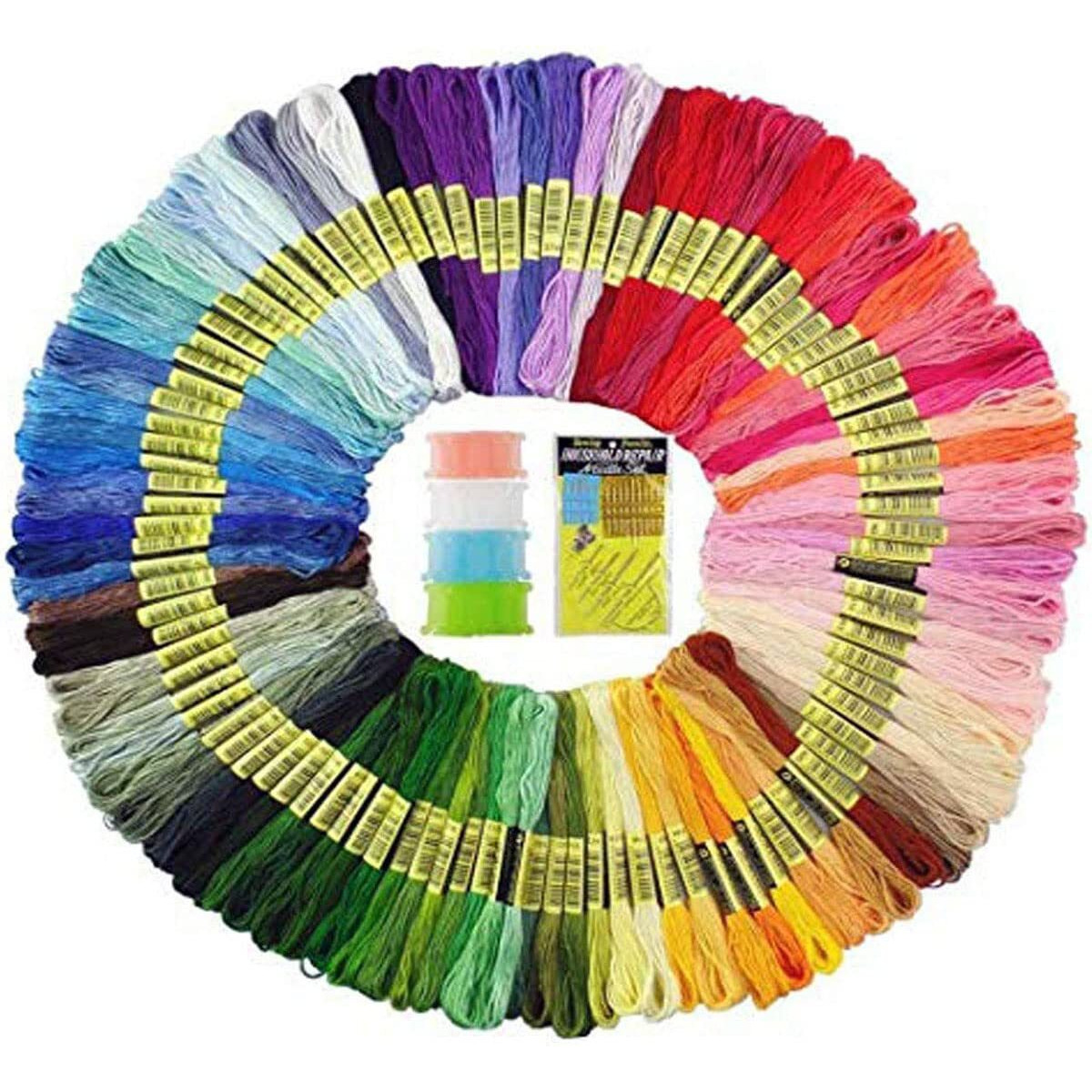 Diy Crafts Design  No 2, Pack Of 100 Pcs, Embroidery Floss Cross (Design  No 2, Pack Of 100 Pcs)