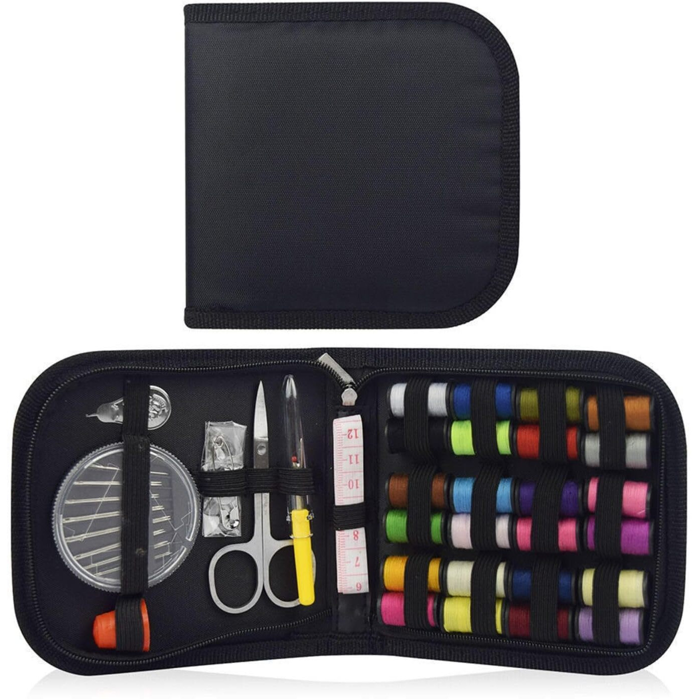 Funblast 67 Pcs Sewing Kit, Needle And Thread Box, Small & Portable Travel Sewing Kits Box, Tailoring Accessories, Emergency Stitching Kit, Travel Sewing Box, Stitching Items Box For Home, Ladies