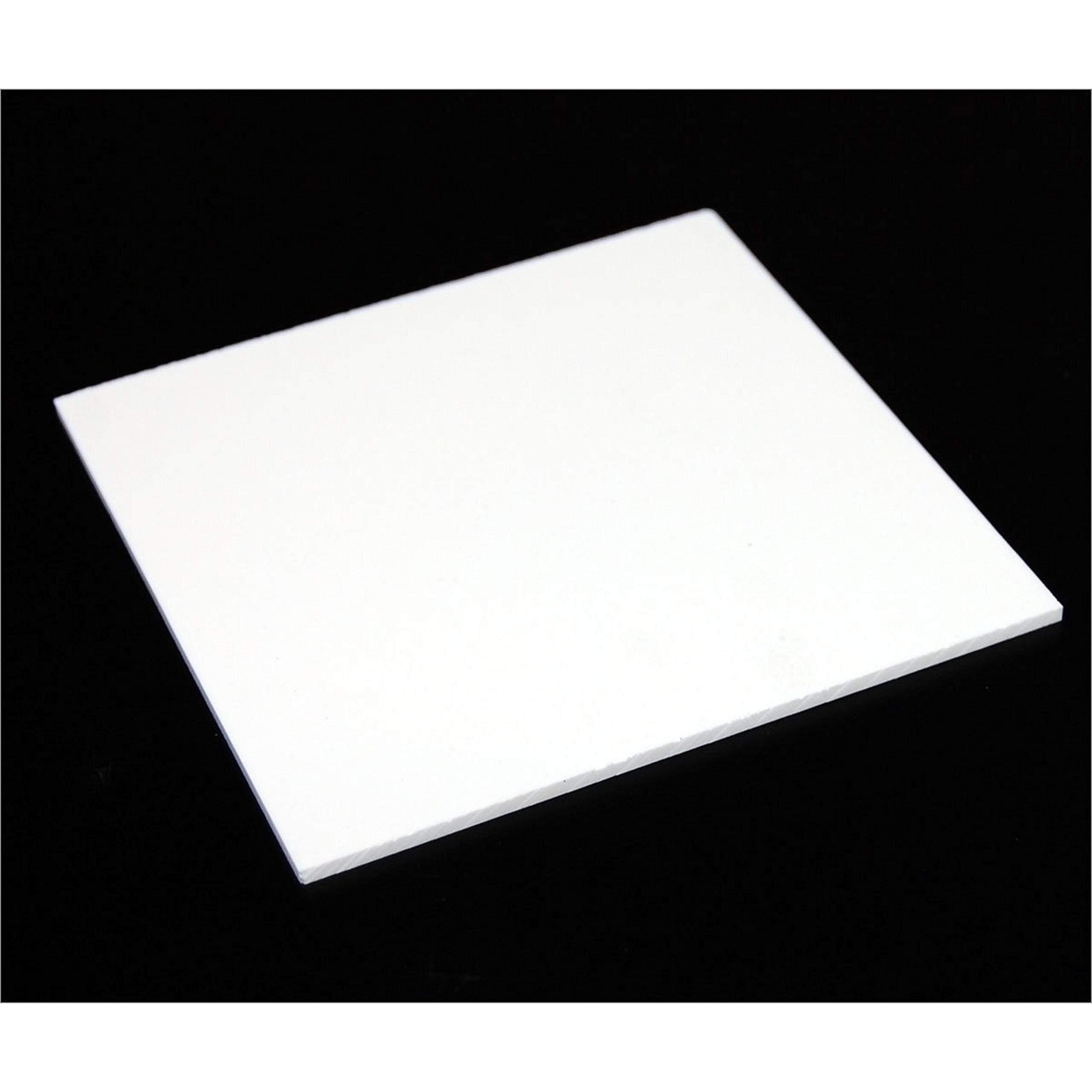 Bigimall White Acrylic Plexiglass Opaque Sheet 3Mm Sheet 12&quotX12" Diy Projects