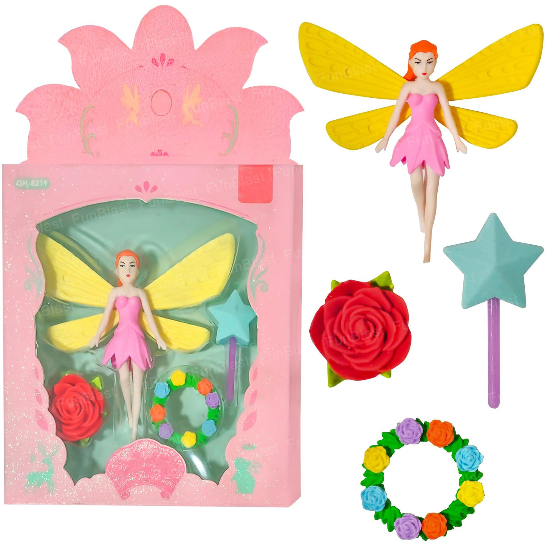 Funblast Eraser For Kids - Eraser Set For Kid Stylish, Erasers Sets For Return Gift, Stationary Sets For Kid, Rubber Erasers For Kids